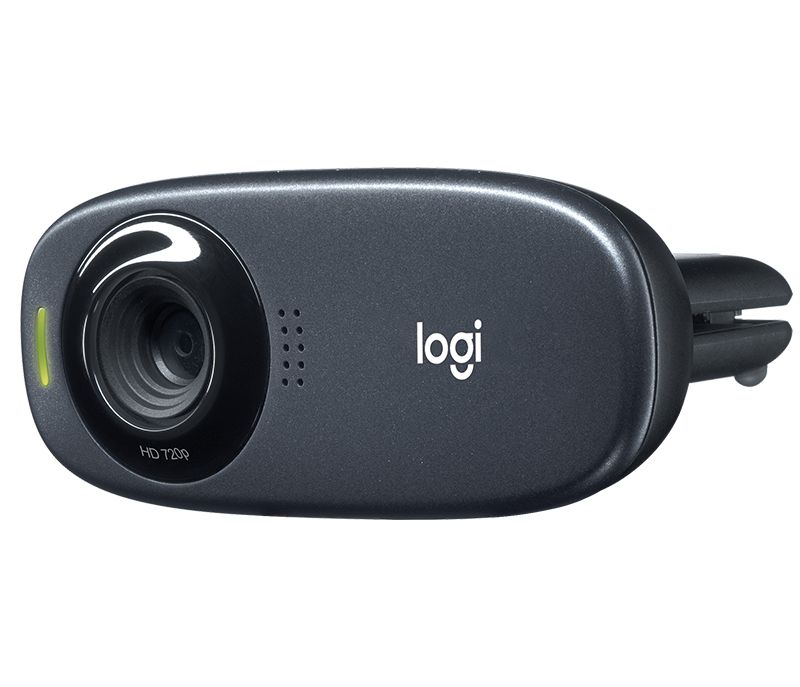 Logitech C310 HD Webkamera Black