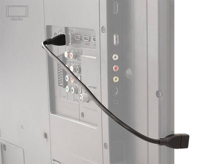 DeLock USB 2.0 Type-A male > USB 2.0 Type-A female ShapeCable 0,35m