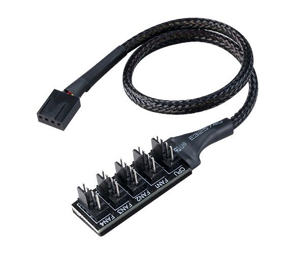 Akasa Flexa FP5 4pin Molex - 5x 4pin PWM