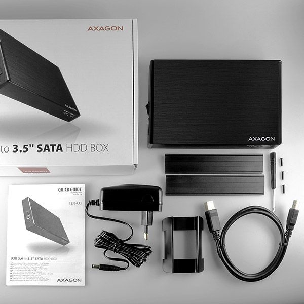 AXAGON EE35-XA3 3,5" USB3.0 HDD SATA Aline Box Black