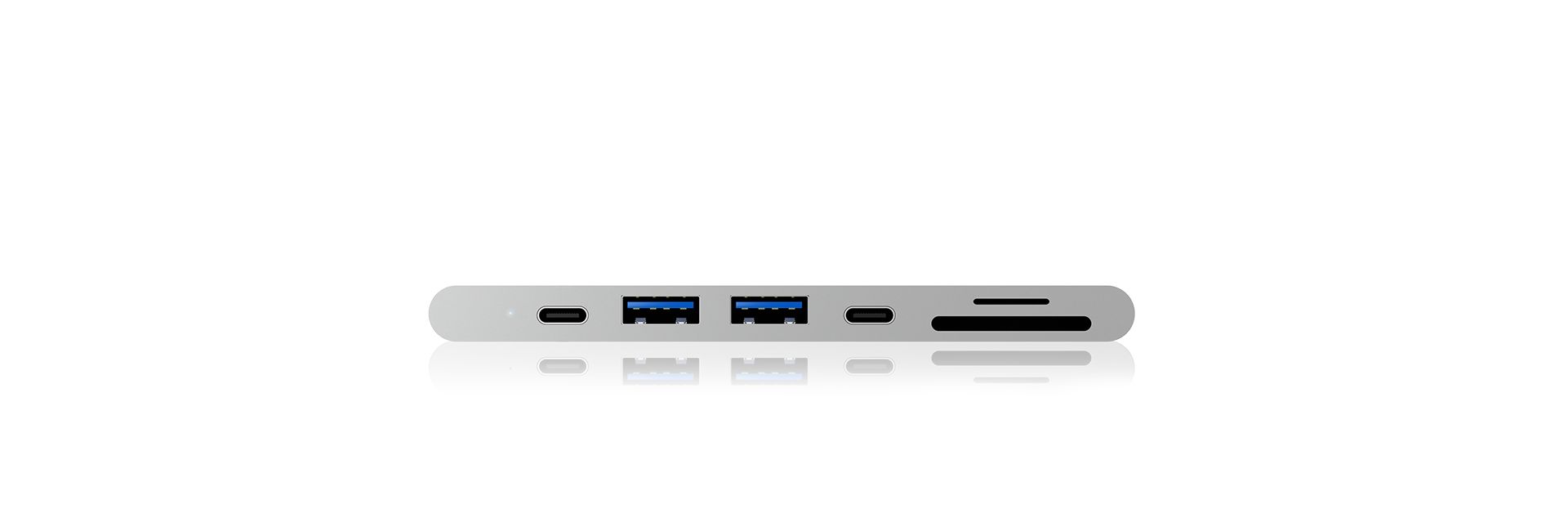 Raidsonic IcyBox IB-DK4037-2C Dual USB Type-C notebook DockingStation Silver