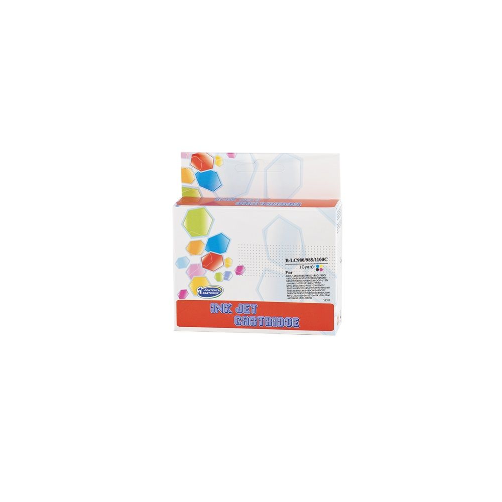 ECO Brother LC39/LC985 tintapatron cyan, ECO