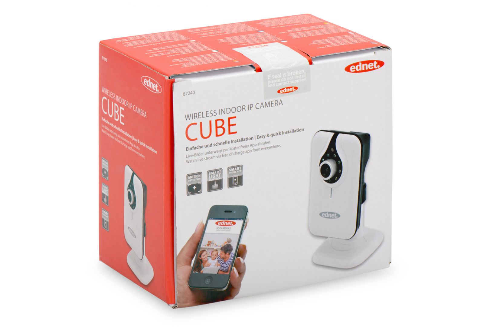 Ednet ednet wireless IP camera CUBE