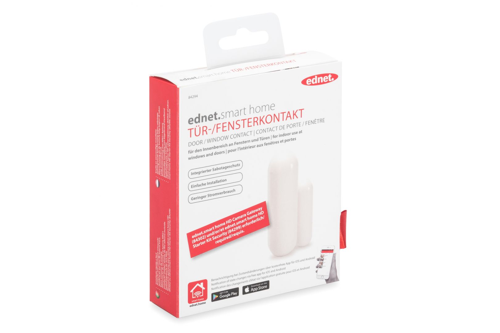 Ednet ednet.smart home wireless contact sensor