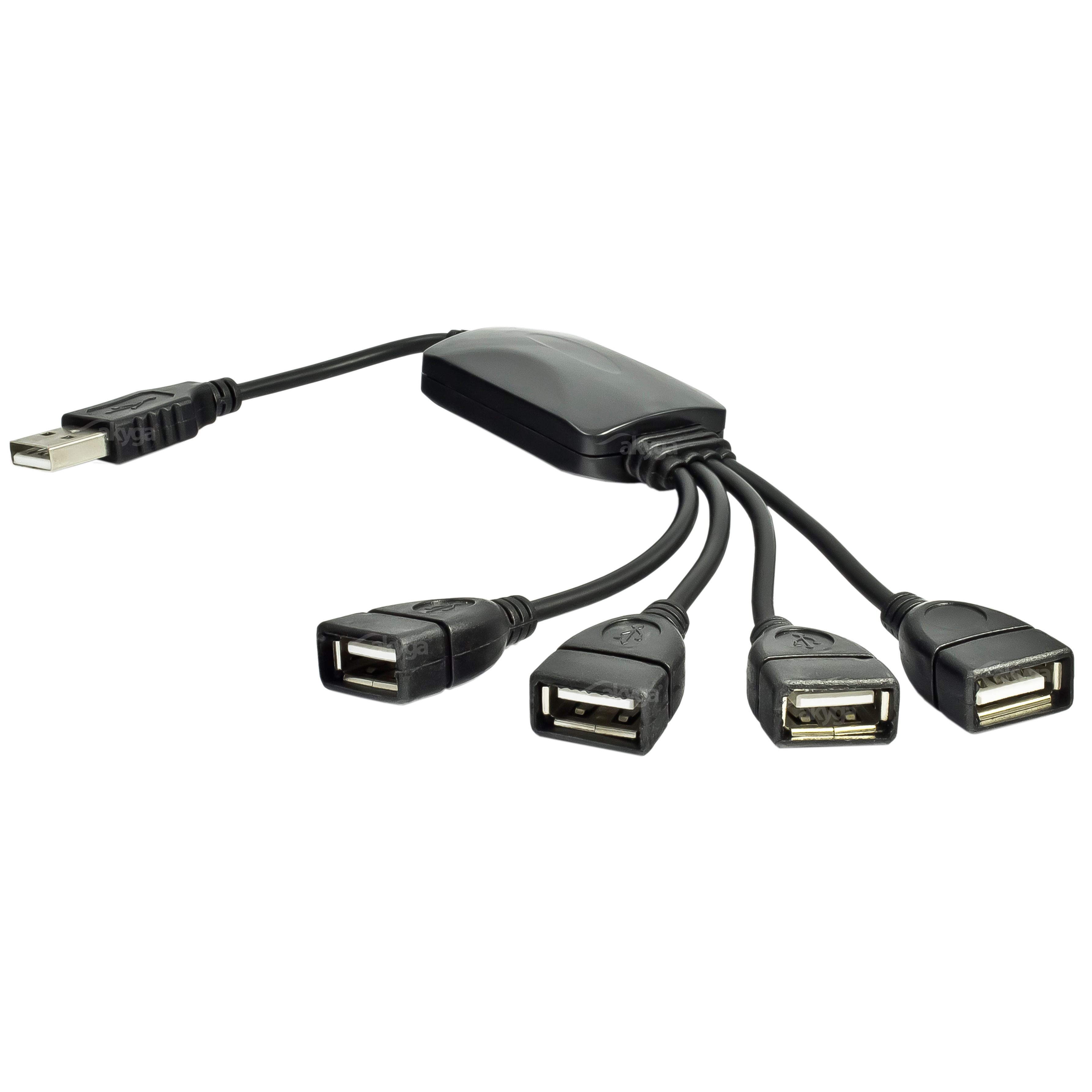 Akyga AK-AD-13 USB2.0 4Port Hub Black
