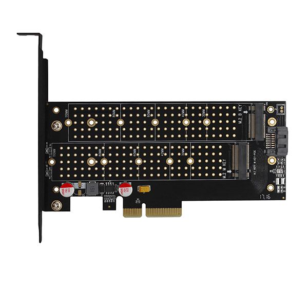 AXAGON PCEM2-D PCIe NVMe+NGFF M.2 adapter
