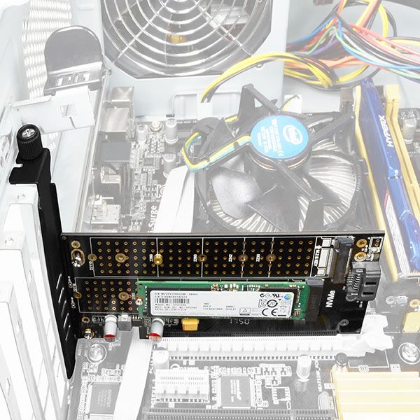 AXAGON PCEM2-D PCIe NVMe+NGFF M.2 adapter