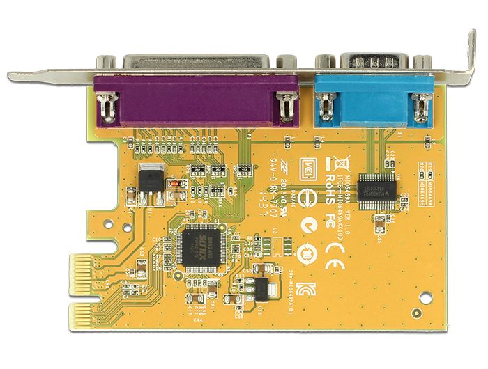 DeLock PCI Express Card > 1 x Serial + 1 x Parallel