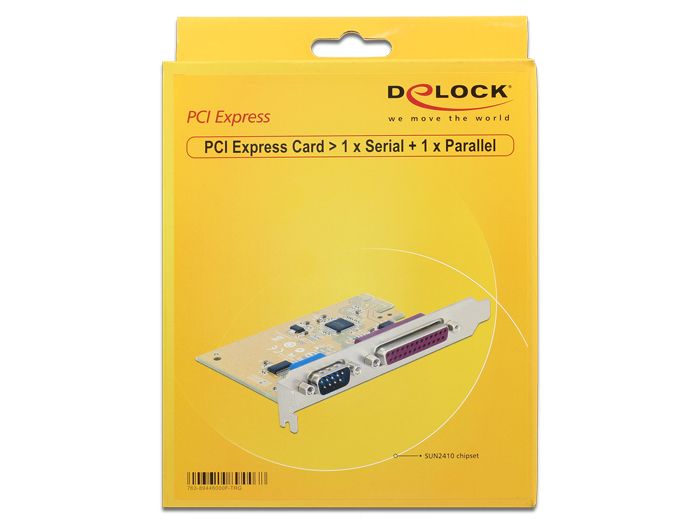 DeLock PCI Express Card > 1 x Serial + 1 x Parallel