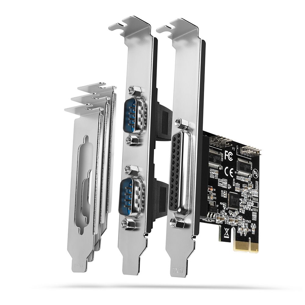 AXAGON PCEA-PSN PCIe 1x paralel + 2x serial