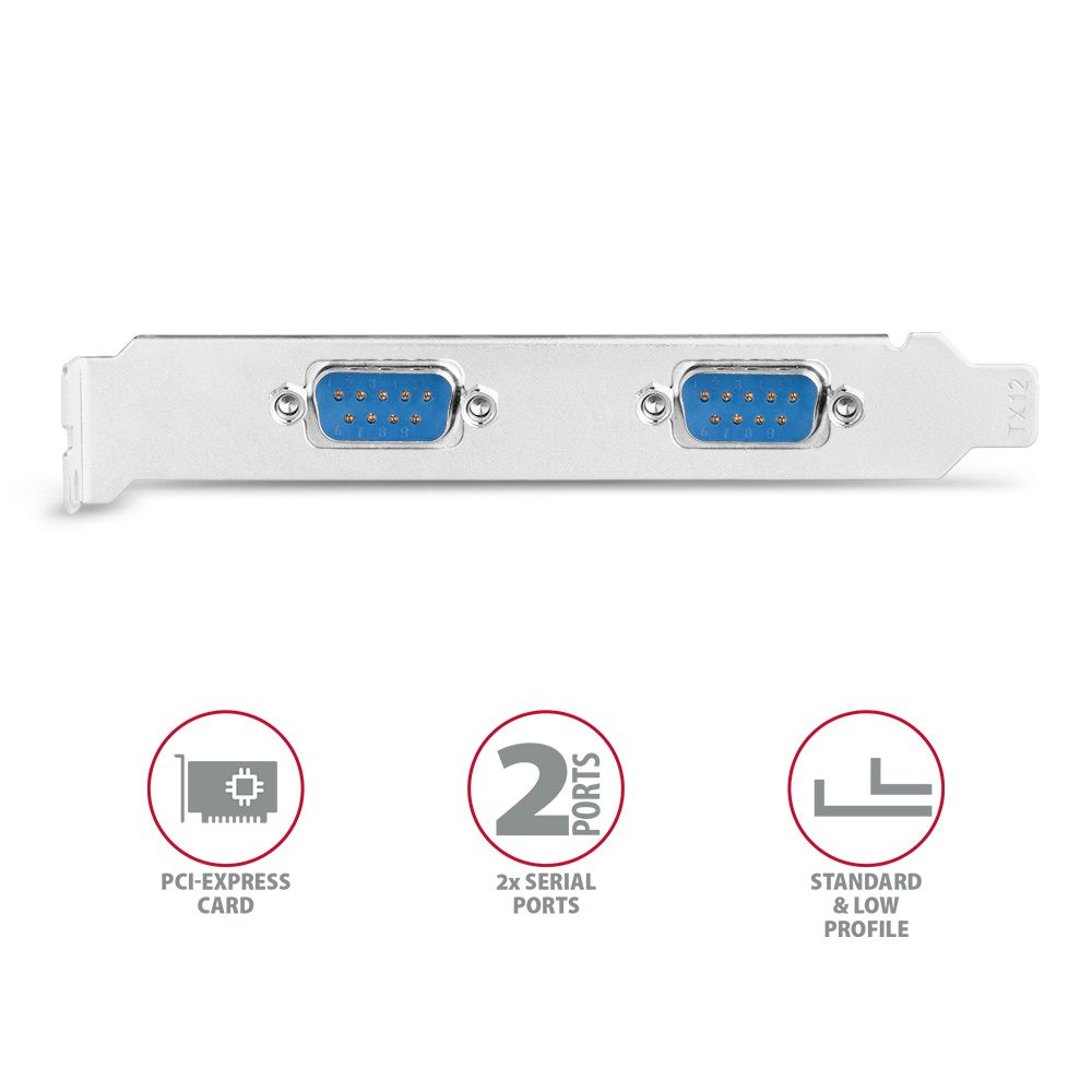 AXAGON PCEA-S2N PCIe controller 2xSerial