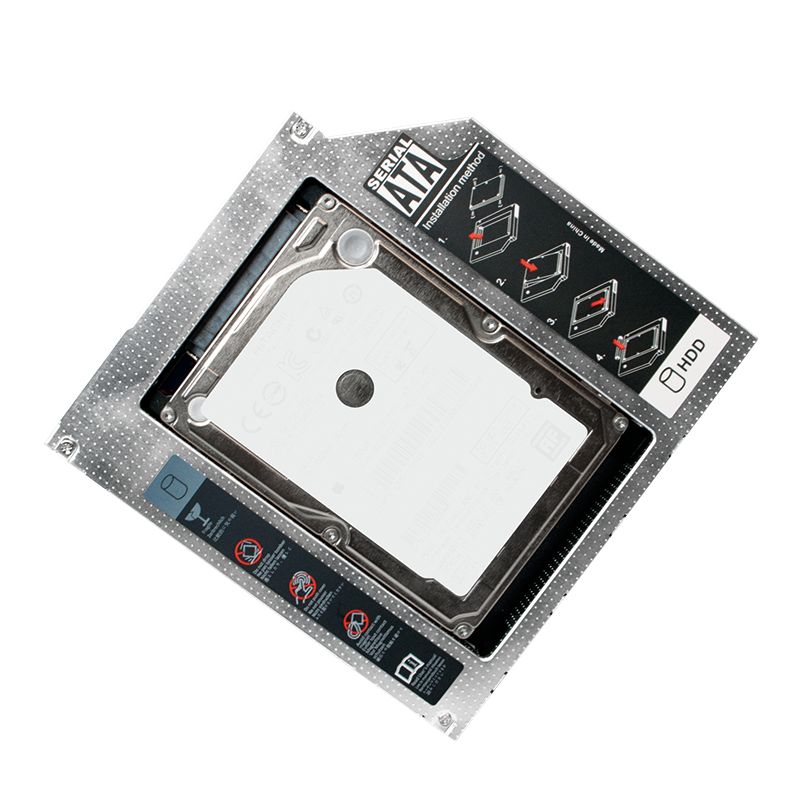 Logilink AD0017 2,5" SATA HDD Caddy for a 9,5mm high CD/DVD/Blu-ray drive slot