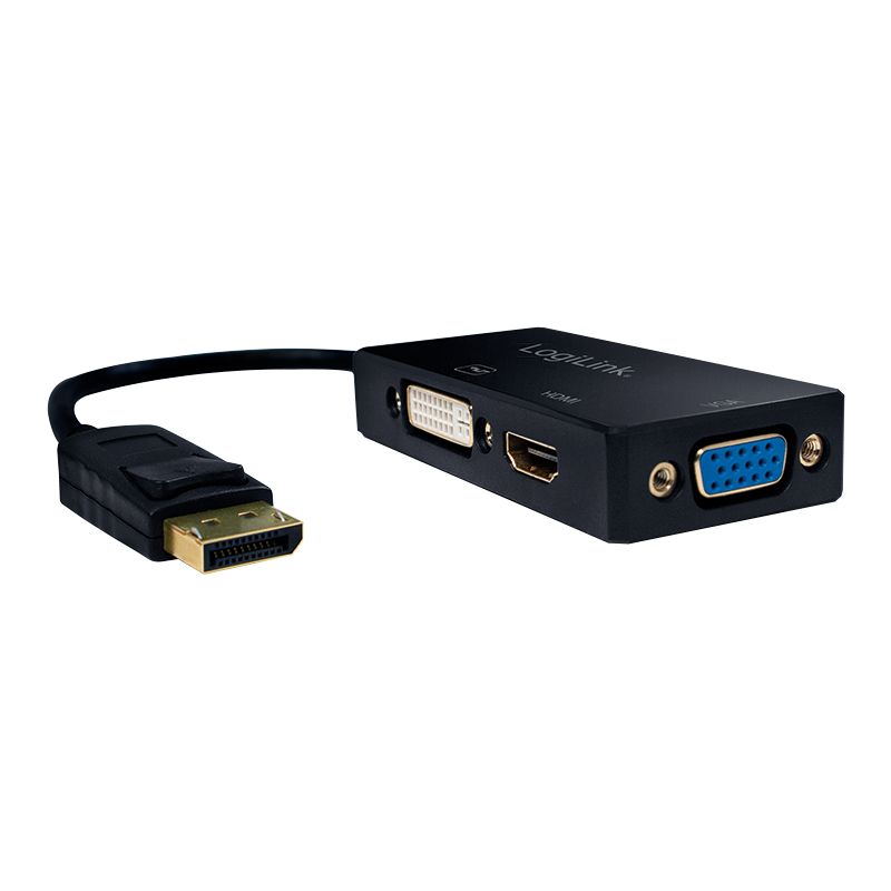 Logilink CV0109 4K DisplayPort to DVI/HDMI/VGA Converter