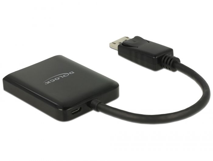 DeLock Displayport 1.2 Splitter 1 x Displayport in > 2x HDMI out 4K 30Hz
