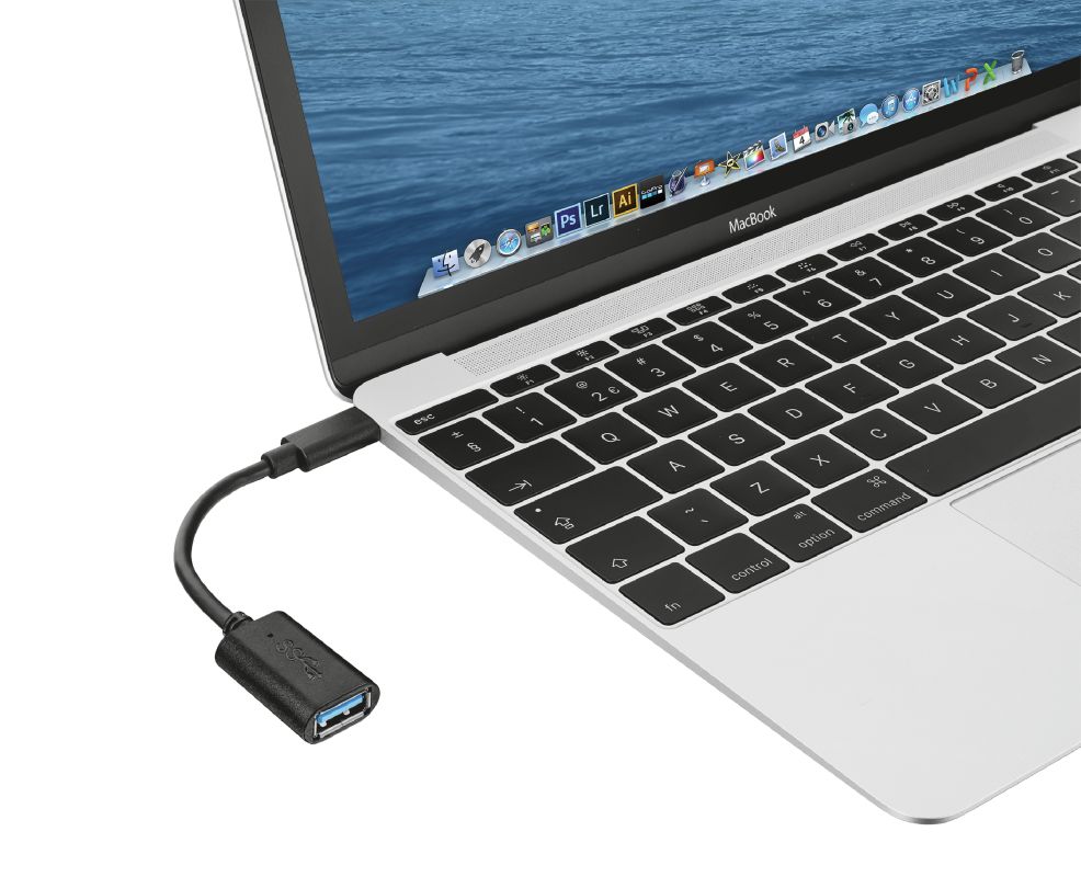 Trust USB-C to USB3.0 Converter adapter Black