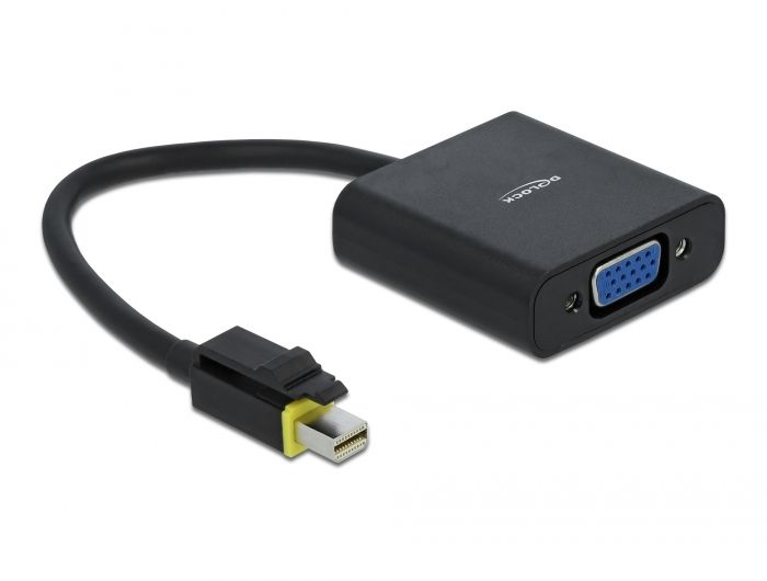 DeLock miniDisplayPort 1.2 to VGA adapter with latch passive