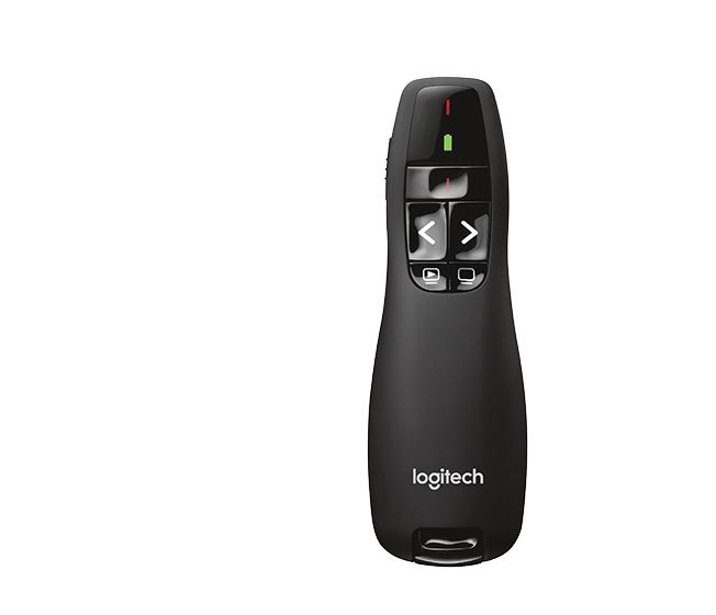 Logitech R400 Wireless Laser Presenter Black