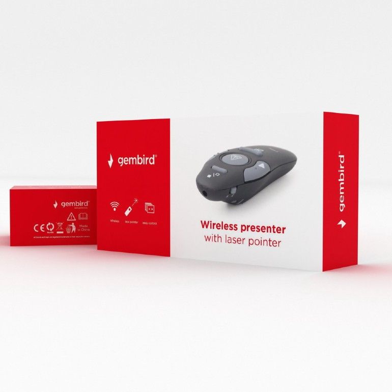 Gembird WP-L-01 Wireless Laser Presenter Black