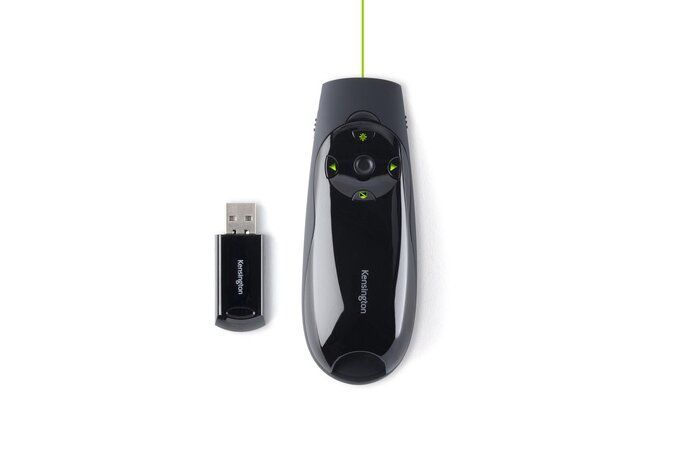 Kensington Presenter Expert Wireless Laser Presenter Black (Zöld Lézer)