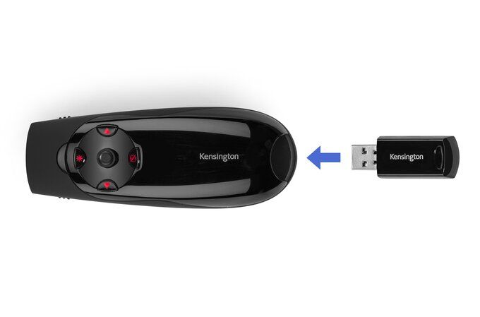 Kensington Presenter Expert Wireless Laser Presenter Black (Piros Lézer)