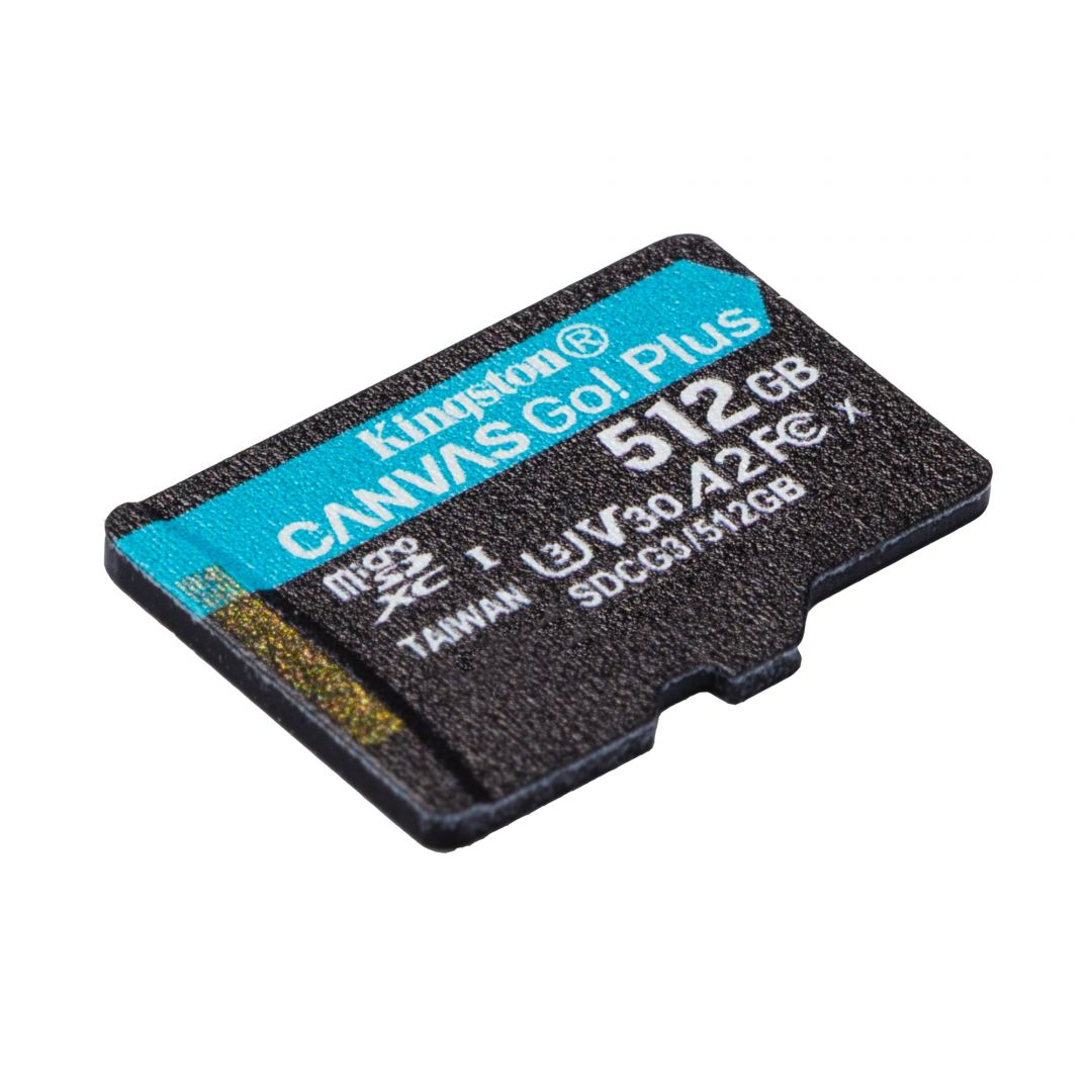 Kingston 512GB microSDXC Canvas Go! Plus 170R A2 U3 V30 Card adapter nélkül
