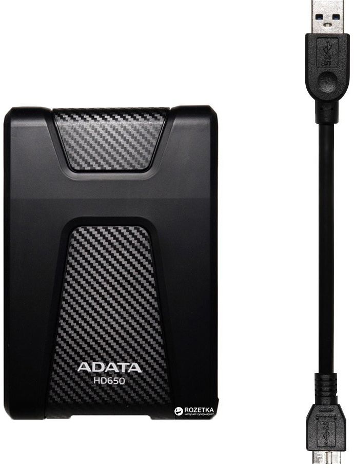 A-Data 1TB 2,5" HD650 USB3.1 Black