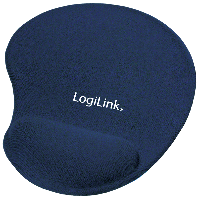 Logilink ID0027B zselés egérpad csuklótámasszal Blue