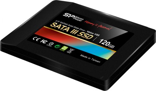 Silicon Power 120GB 2,5" SATA3 TLC Velox Slim S55 SP120GBSS3S55S25
