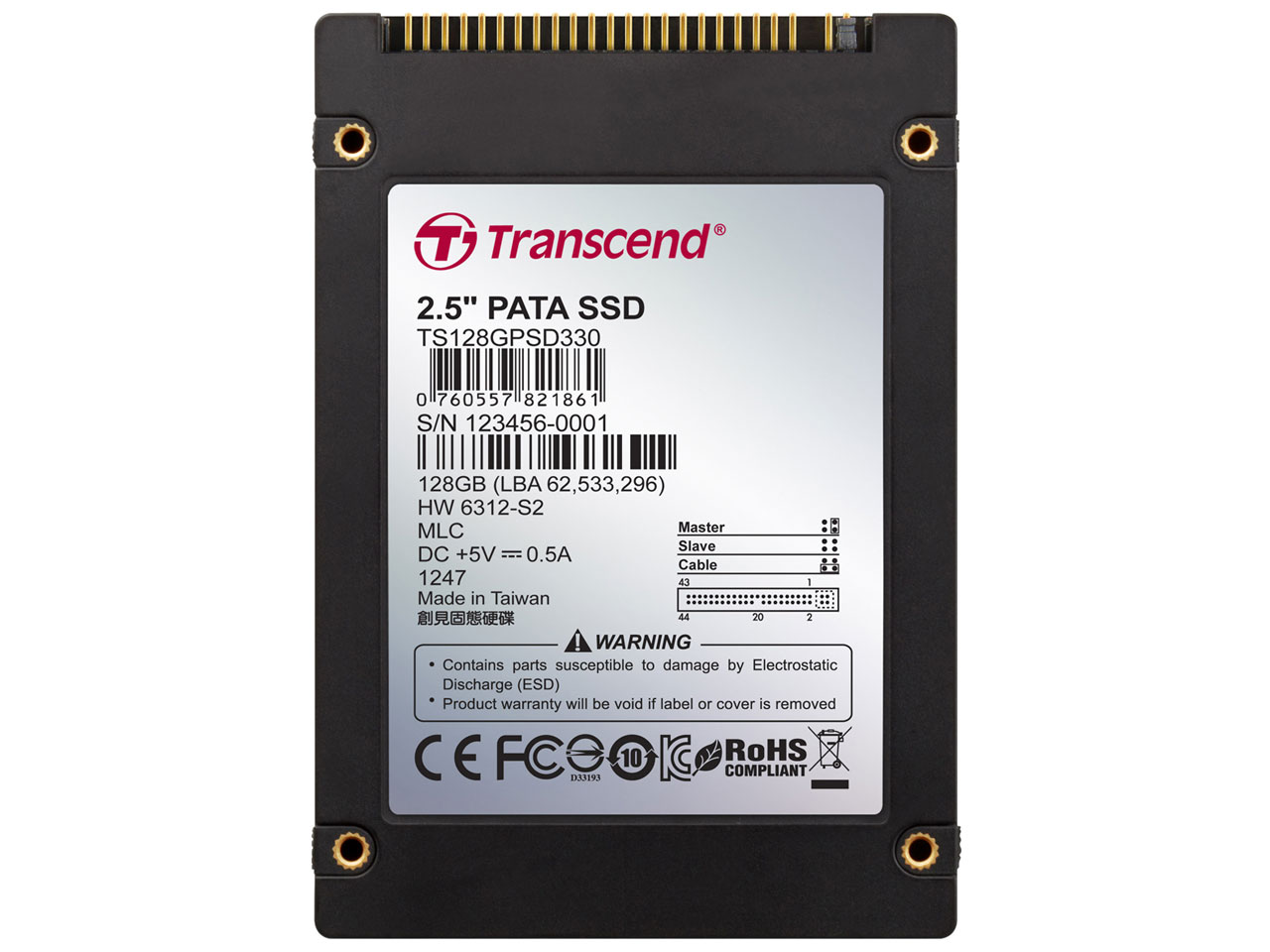 Transcend 128GB 2,5" PATA SD330 TS128GPSD330