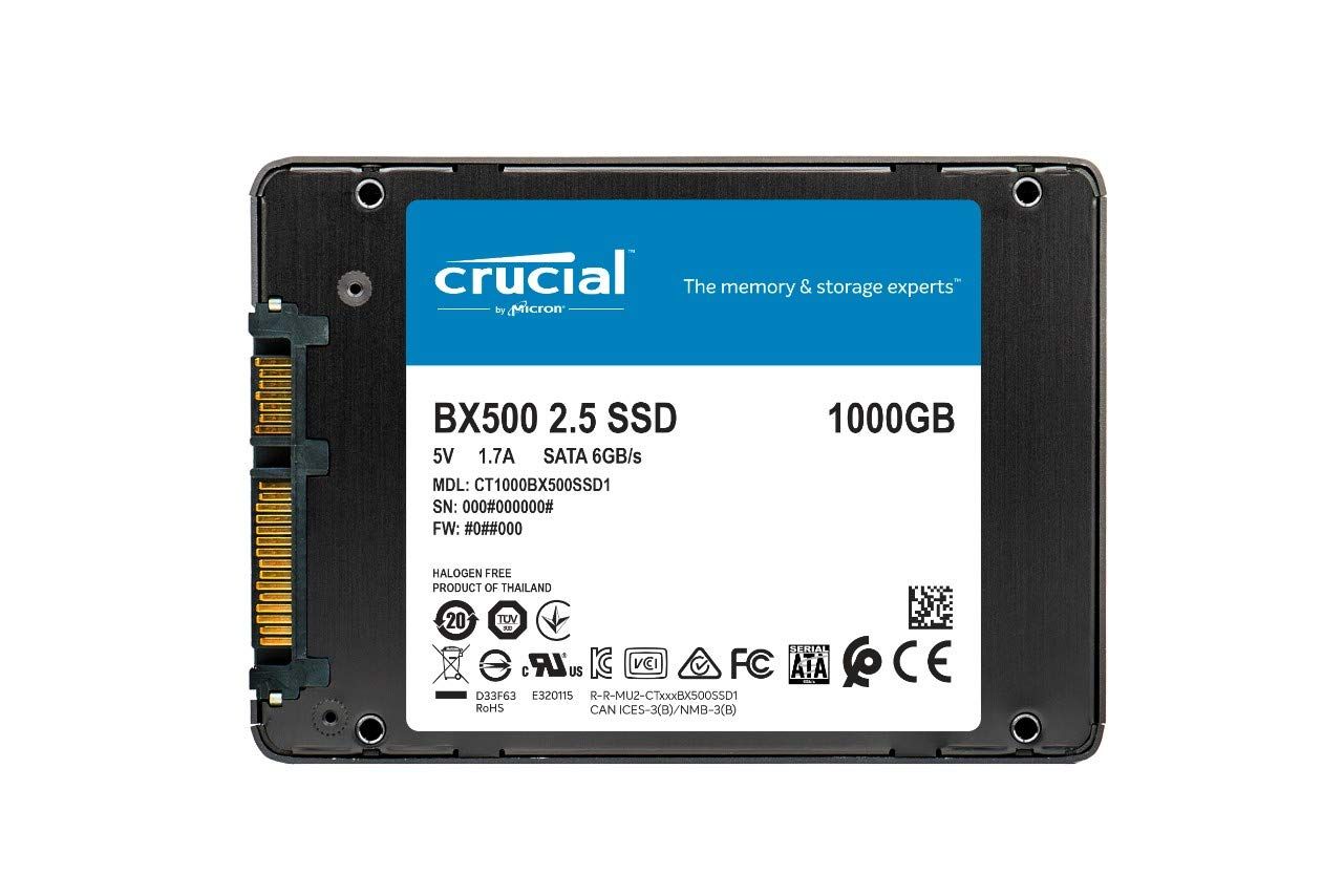 Crucial 1TB 2,5" SATA3 BX500 CT1000BX500SSD1