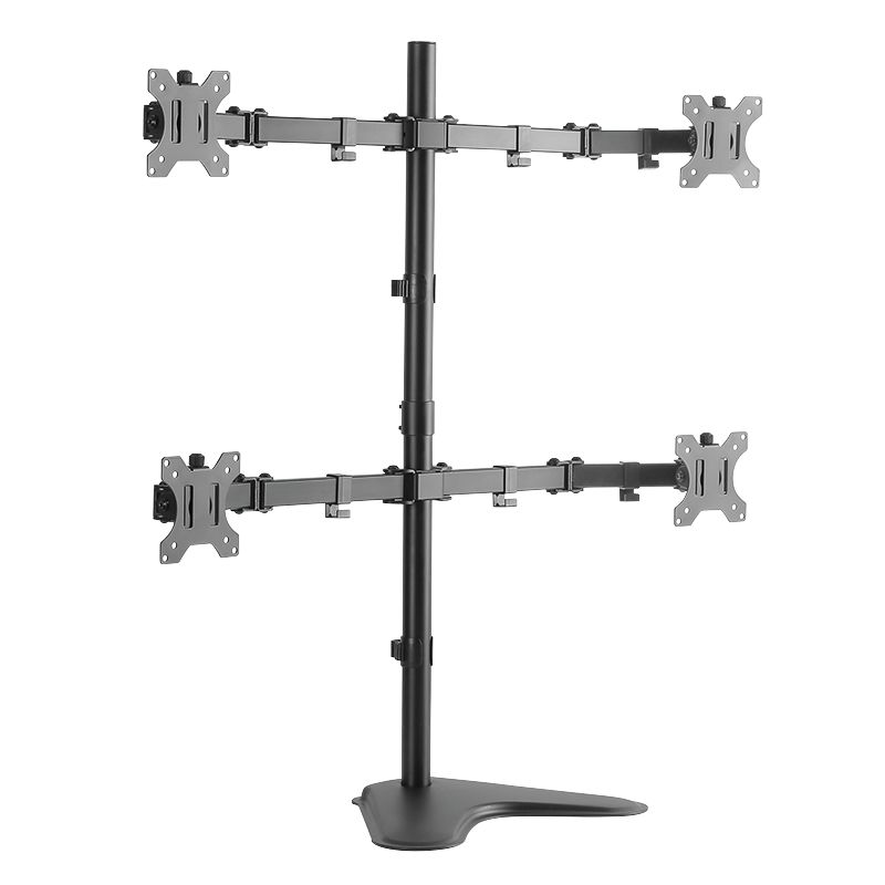 Logilink BP0046 Sit-stand workstation monitor desk mount, tilt -15/+15, swivel -90/+90, level adjustment