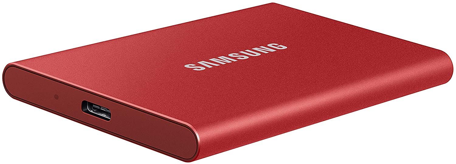 Samsung 500GB 2,5" USB3.2 T7 Touch Red