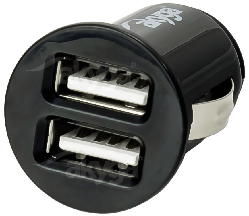 Akyga AK-CH-02 USB Adapter 12-24V/5V/2,1A 2USB