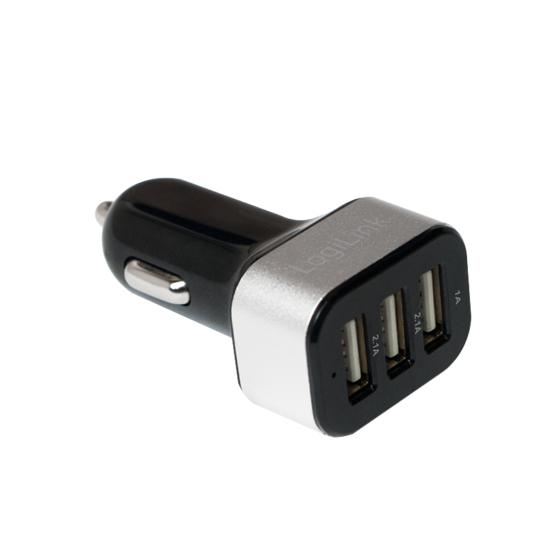 Logilink PA0082 3-port USB Car Charger 25,5W