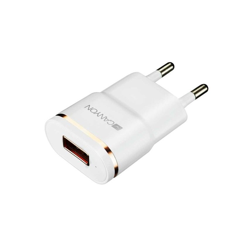 Canyon CNE-CHA01WR Universal Wall Charger White/Red