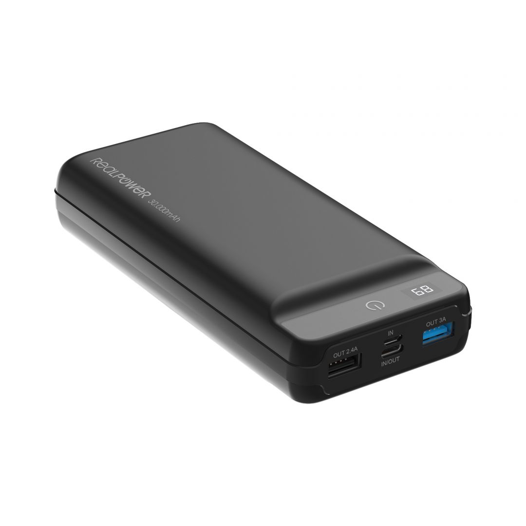 Realpower PB-30k PD 30000mAh Black