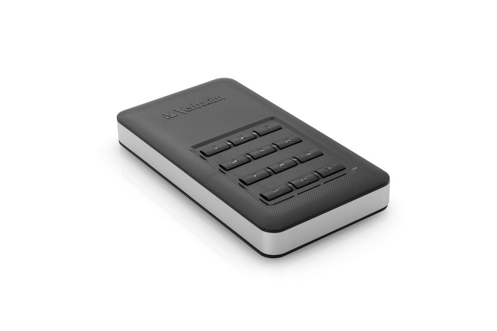 Verbatim 256GB USB3.1 Store 'n' Go Secure Portable SSD with Keypad Access