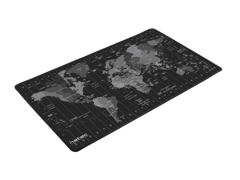 natec Time Zone Map Maxi mousepad