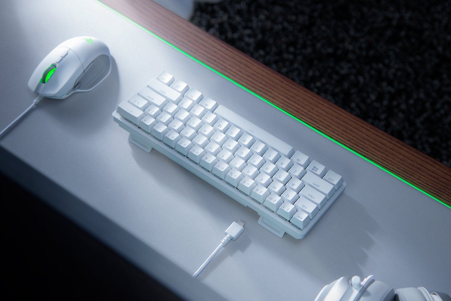 Razer Huntsman Mini Mercury Edition (Red Switch) White US