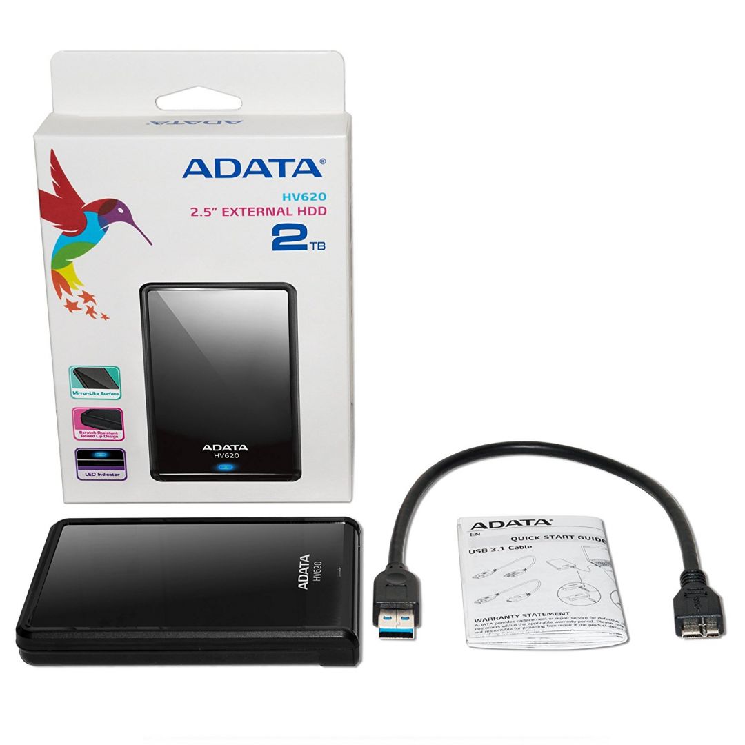 A-Data 2TB 2,5" HV620S USB3.0 Black