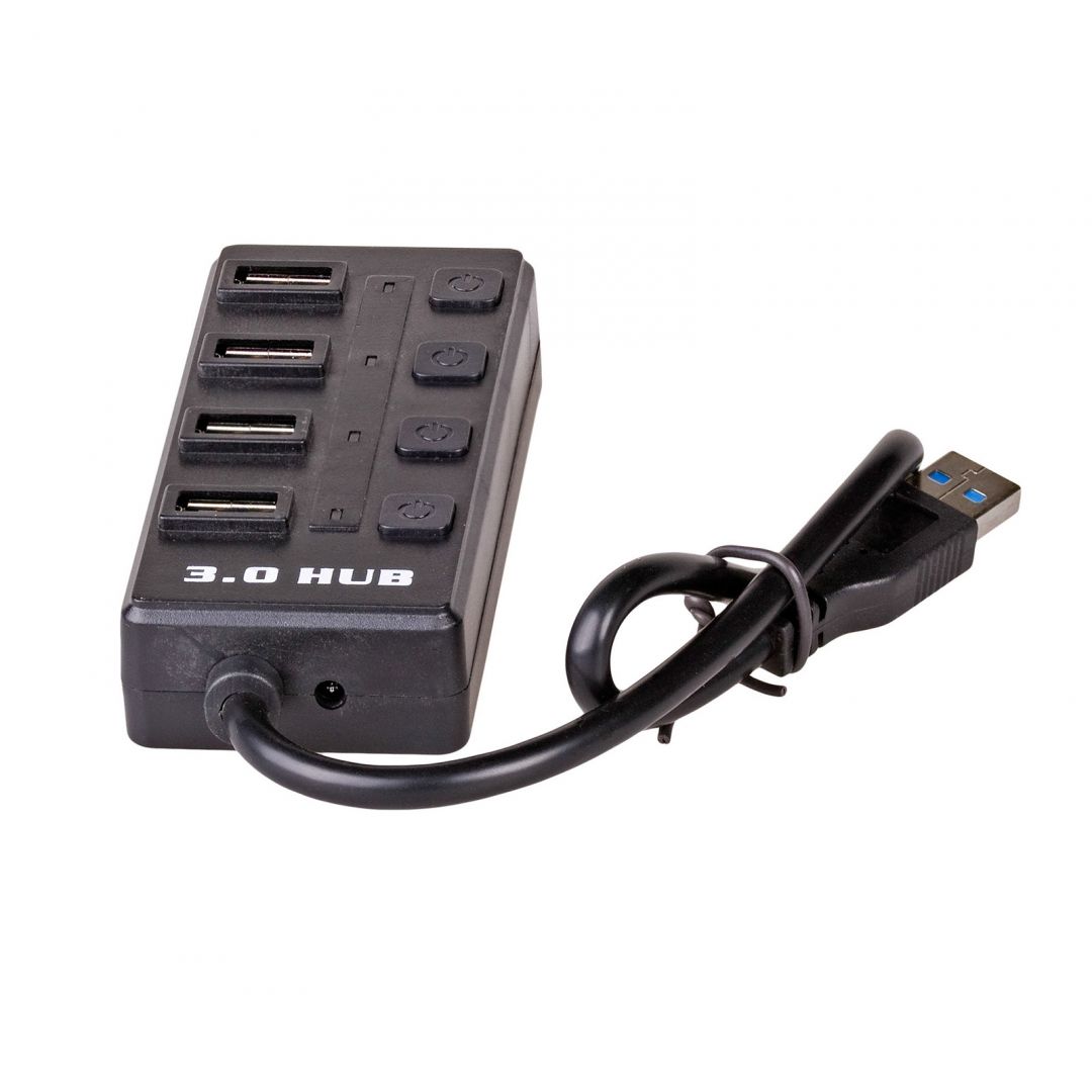 Akyga AK-AD-33 USB3.0 4-port Hub Black