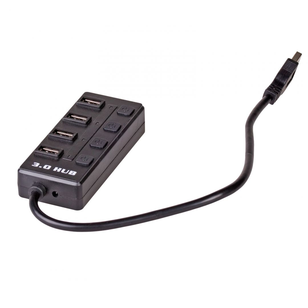 Akyga AK-AD-33 USB3.0 4-port Hub Black