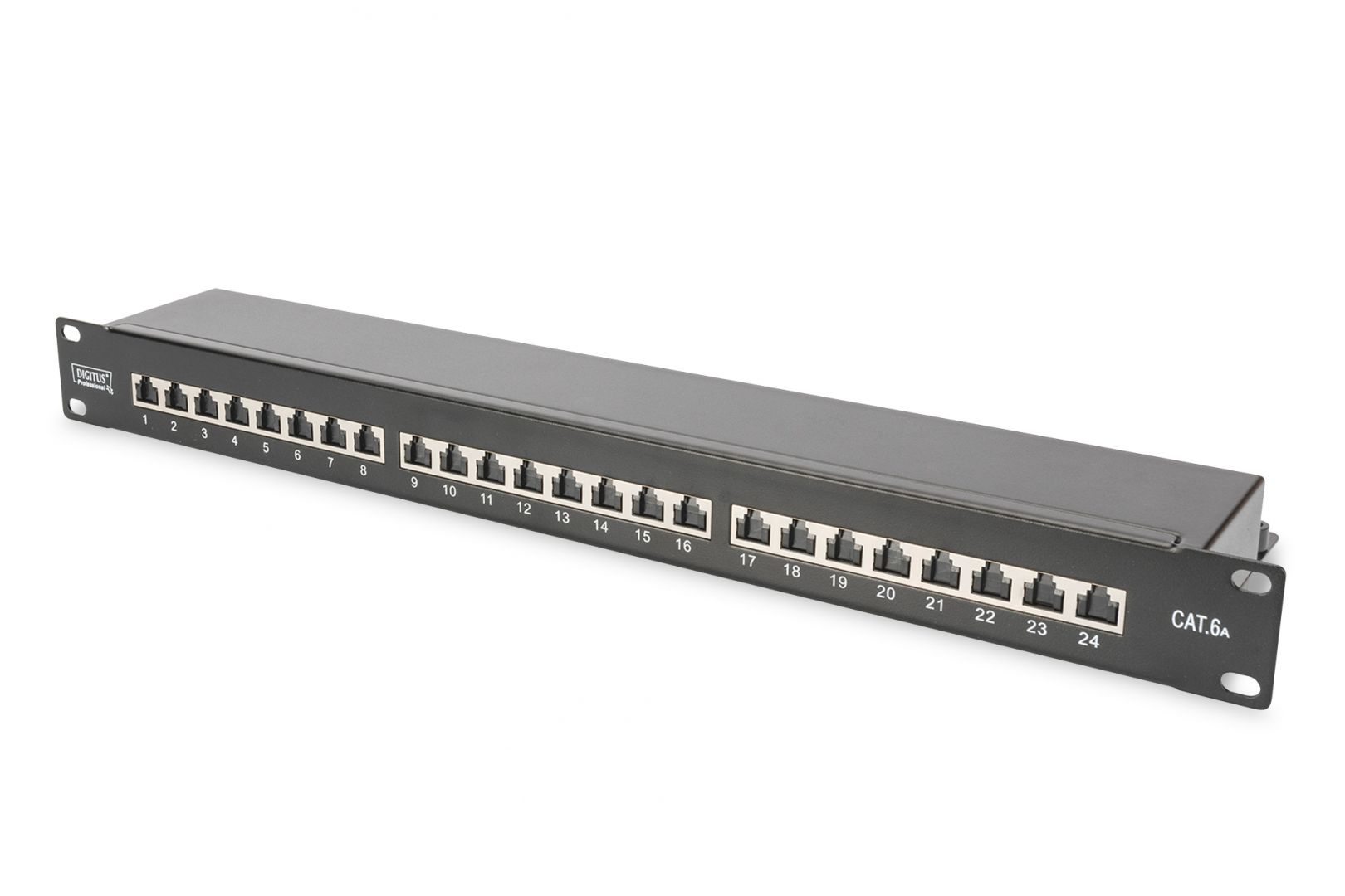 Digitus CAT 6A Patch Panel, shielded, 1U, 24-port,