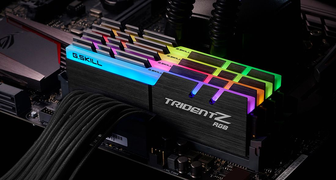 G.SKILL 64GB DDR4 3200Mhz Kit(4x16GB) Trident Z RGB