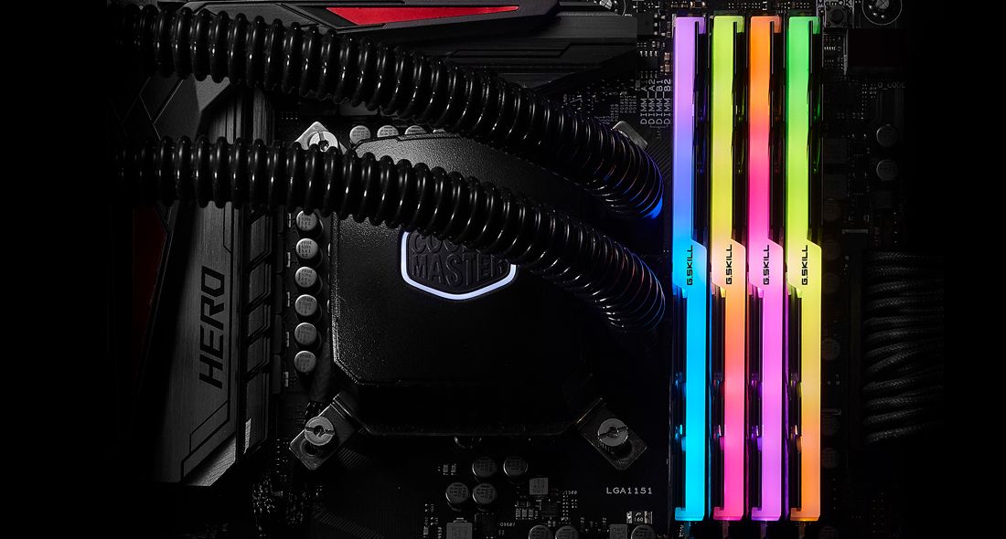 G.SKILL 64GB DDR4 3200Mhz Kit(4x16GB) Trident Z RGB