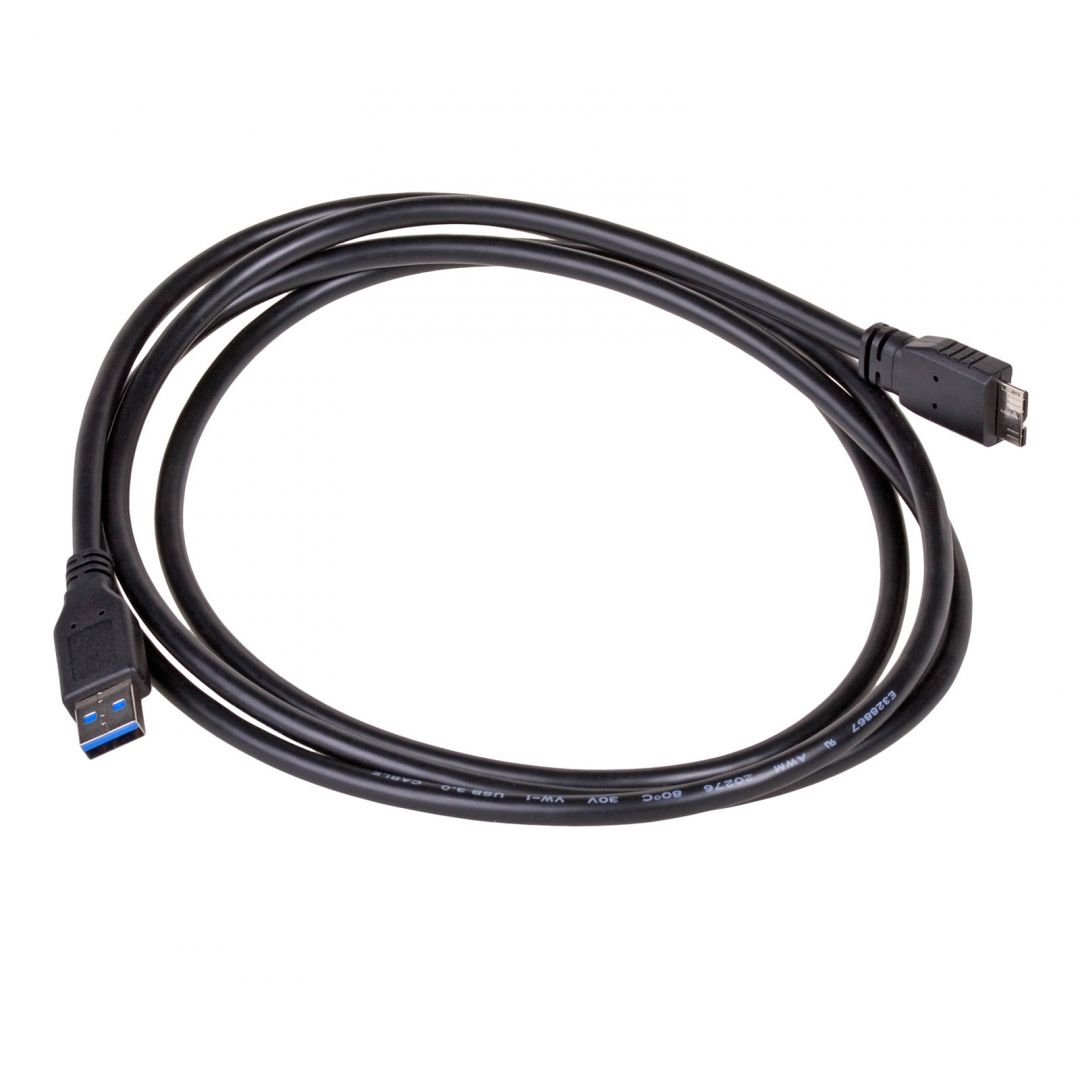 Akyga AK-USB-13 microUSB / USB3.0 cable 1,8m Black