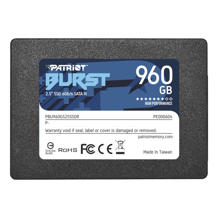 Patriot 960GB 2,5" SATA3 Burst Elite