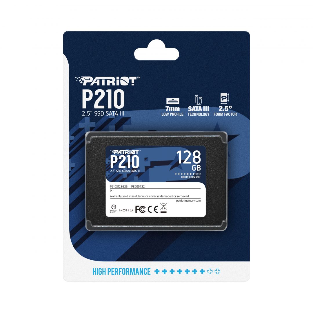 Patriot 128GB 2,5" SATA3 P210 Series