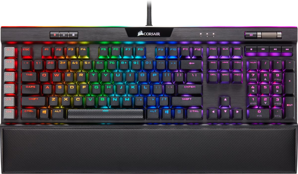 Corsair K95 RGB Platinum XT Mechanical Gaming Keyboard Cherry MX Speed Black US