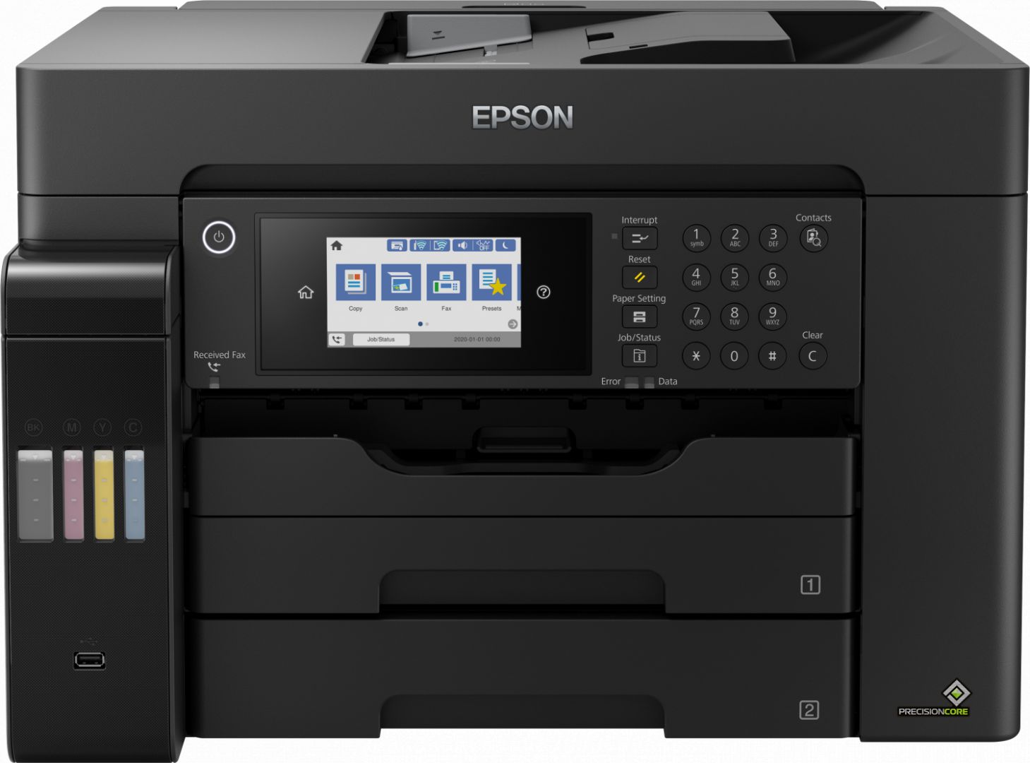 Epson EcoTank L15160 wireless tintasugaras nyomtató/másoló/síkágyas scanner/fax